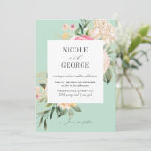 Goldene Goldmedaille Aqua Aqua Einladung (Stehend Vorderseite)