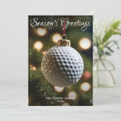 Goldene Golfsaison Weihnachten (Stehend Vorderseite)