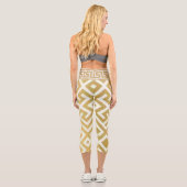 Goldene Göttin Capri Leggings (Rückseite)