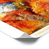 Goldene Göttin des Überflusses Poster (Ecke)