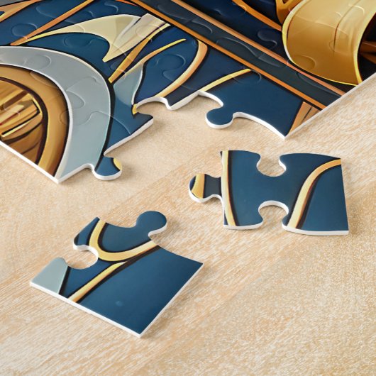 Goldene Göttin im Jugendstil Puzzle (Seite)