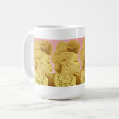 Goldene Göttin Kaffeetasse (Vorderseite Links)