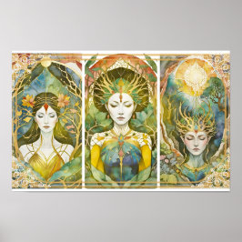 Goldene Göttin Poster