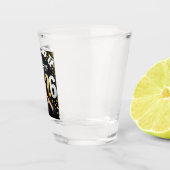Goldene Graduierung  Schnapsglas (Rechts)