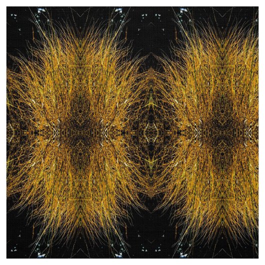 goldene Grasarten Stoff (Muster)