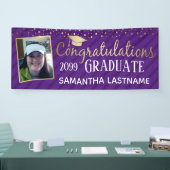 Goldene Gratulation Graduate 2022 Banner (Messe)