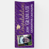 Goldene Gratulation Graduate 2022 Banner (Vertikal)