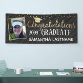 Goldene Gratulation Graduate 2022 Banner (Messe)