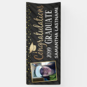 Goldene Gratulation Graduate 2022 Banner (Vertikal)