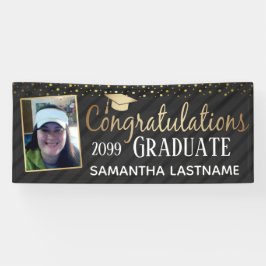Goldene Gratulation Graduate 2022 Banner