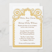 Goldene Grenze Einladung (Vorne/Hinten)