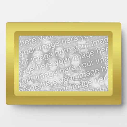 Goldene Grenze Fotoplatte (Vorderseite)