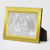 Goldene Grenze Fotoplatte (Seite)