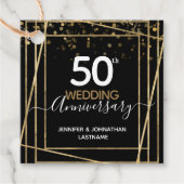 Goldene Grenze zum 50. Jubiläum Geschenkanhänger (Vorderseite)