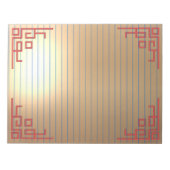 Goldene große Notizblöcke (Vorderseite)