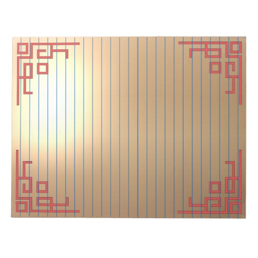 Goldene große Notizblöcke (Vorderseite)