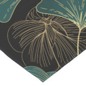 Goldene grüne Blätter Kurzer Tischläufer (Ecke)