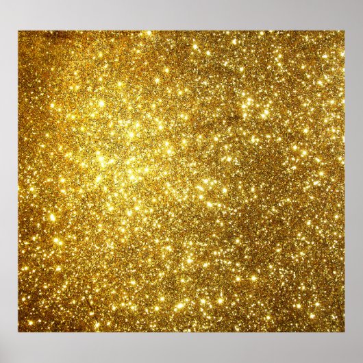 Goldene Grunge, hochauflösende Rasterdarstellung Poster (Vorne)