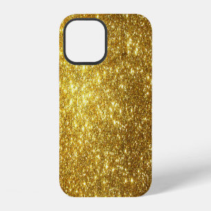 Goldene Grunge, hochauflösende Rasterillustration iPhone 12 Hülle