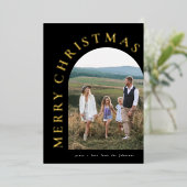 Goldene Gruß-Tour am Arch Folieneinladung (Stehend vorne)