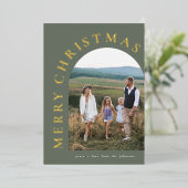 Goldene Gruß-Tour am Arch Folieneinladung (Stehend vorne)