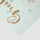 Goldene Grüße  Seidenpapier (Detail)