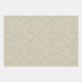 goldene Halterungen mit dunklem Hintergrund Geschenkpapier Set (Vorderseite 2)