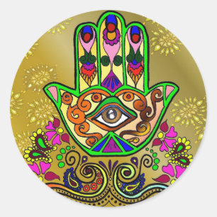 Goldene Hand Fatima, Sticker