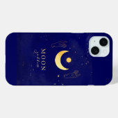 Goldene Hände mit Mondgöttin Case-Mate iPhone Hülle (Rückseite (Horizontal))
