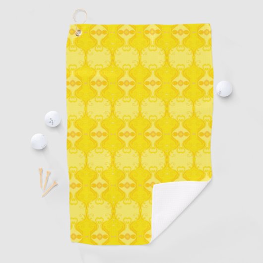 Goldene Harmonie Golfhandtuch (Insitu)