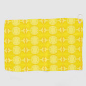 Goldene Harmonie Golfhandtuch (Horizontal)