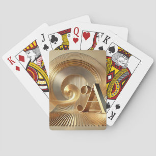 Goldene Harmonie Spielkarten