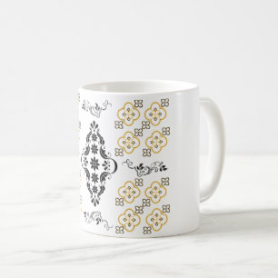 Goldene Harmonie - Tasse Design mit arabischem Mus