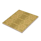 Goldene, helle Keramik Fliese (Seite)