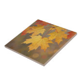 Goldene Herbst-Ahornblätter Fliese (Seite)