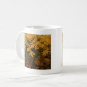 Goldene Herbstbaumen Kaffeetasse (Vorderseite Links)