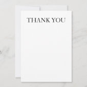 Goldene Herbstbilder Dankeskarte (Rückseite)