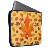 Goldene Herbstblätter Laptopschutzhülle (Vorne Rechts)