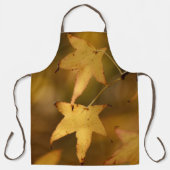 Goldene Herbstblätter Weihnachtsgeschenk Schürze (Vorderseite)