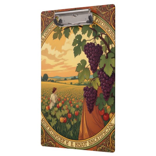 Goldene Herbsternte – Reichtum der Natur Klemmbrett (Links)