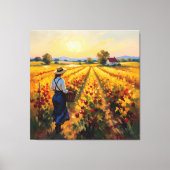 Goldene Herbsternte – Reichtum der Natur Leinwanddruck (Vorderseite)