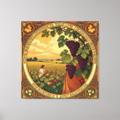   Goldene Herbsternte – Reichtum der Natur Leinwanddruck (Vorderseite)