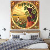   Goldene Herbsternte – Reichtum der Natur Leinwanddruck (Insitu (Schlafzimmer))