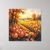 Goldene Herbsternte – Reichtum der Natur Leinwanddruck (Vorderseite)