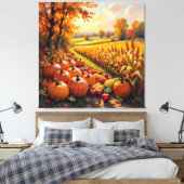 Goldene Herbsternte – Reichtum der Natur Leinwanddruck (Insitu (Schlafzimmer))