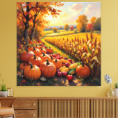 Goldene Herbsternte – Reichtum der Natur Leinwanddruck (Insitu (Wohnzimmer))