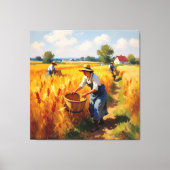   Goldene Herbsternte – Reichtum der Natur Leinwanddruck (Vorderseite)