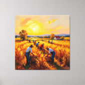   Goldene Herbsternte – Reichtum der Natur Leinwanddruck (Vorderseite)