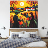   Goldene Herbsternte – Reichtum der Natur Leinwanddruck (Insitu (Schlafzimmer))