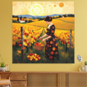 Goldene Herbsternte – Reichtum der Natur Leinwanddruck (Insitu (Wohnzimmer))